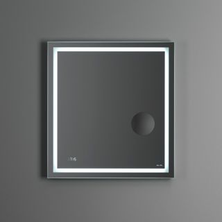 Зеркало Am.Pm Gem M91AMOX0653WG с LED-подсветкой и часами  65 см